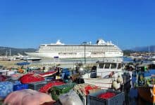 Crystal Serenity luxury cruise in Ajaccio, Corsica