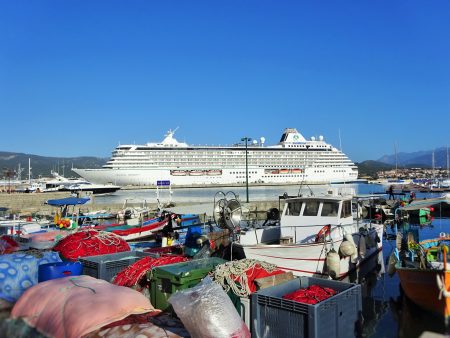 Crystal Serenity luxury cruise in Ajaccio, Corsica