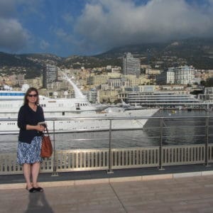 Karen Stang Hanley in Monte Carlo