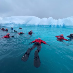 Snorkeling in Antartica with Aurora Expeditions