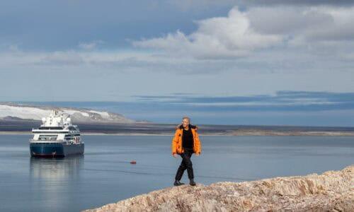 Rob Clabbers of Q Cruise + Travel in Svalbard with Ponant Le Commandant Charcot